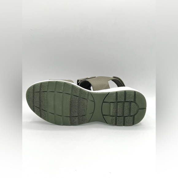 Aqua College Mara Slingback Sporty Wedge Olive Textile Women's Sandals Size 8.5M - Picture 9 of 12